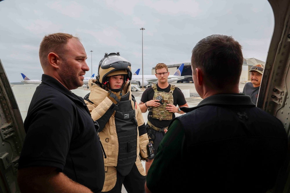 Beale EOD participates in the Bomb Squad Response to Transportation Systems exercise