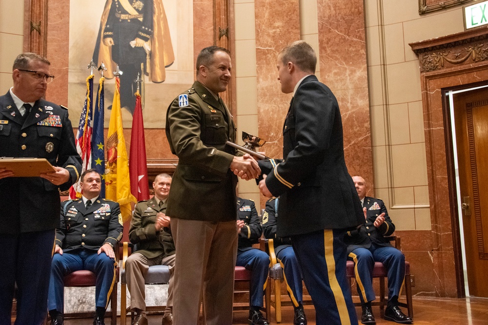 Indiana National Guard holds Officer Candidate School (OCS) Graduation for Class 72-23