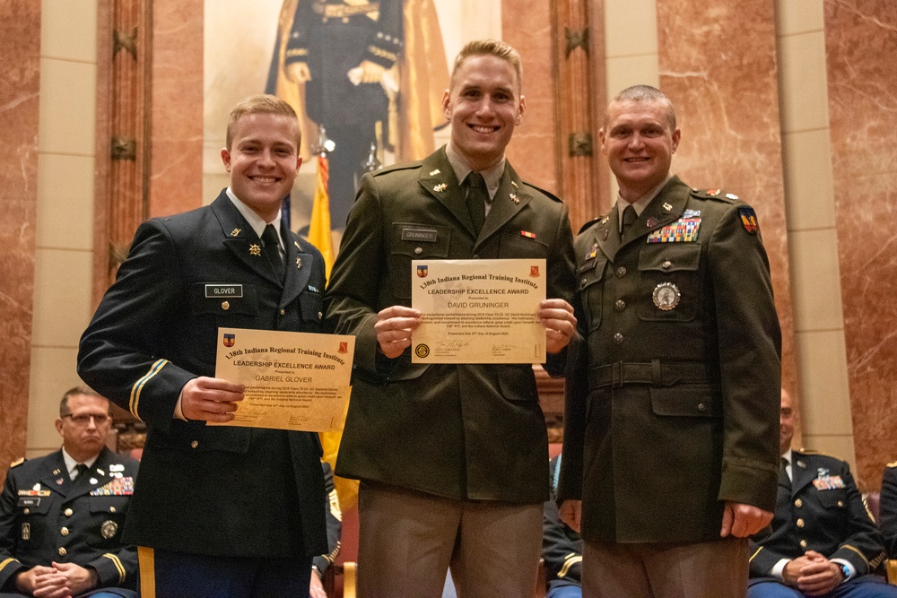 Indiana National Guard holds Officer Candidate School (OCS) Graduation for Class 72-23