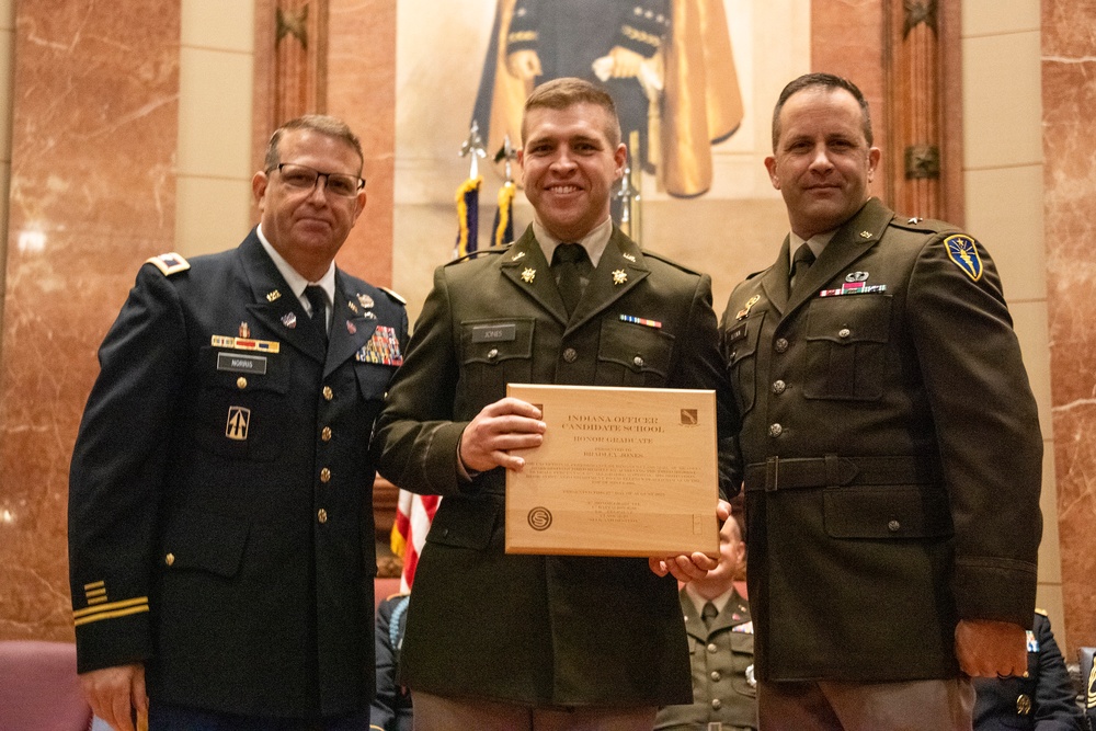 Indiana National Guard holds Officer Candidate School (OCS) Graduation for Class 72-23