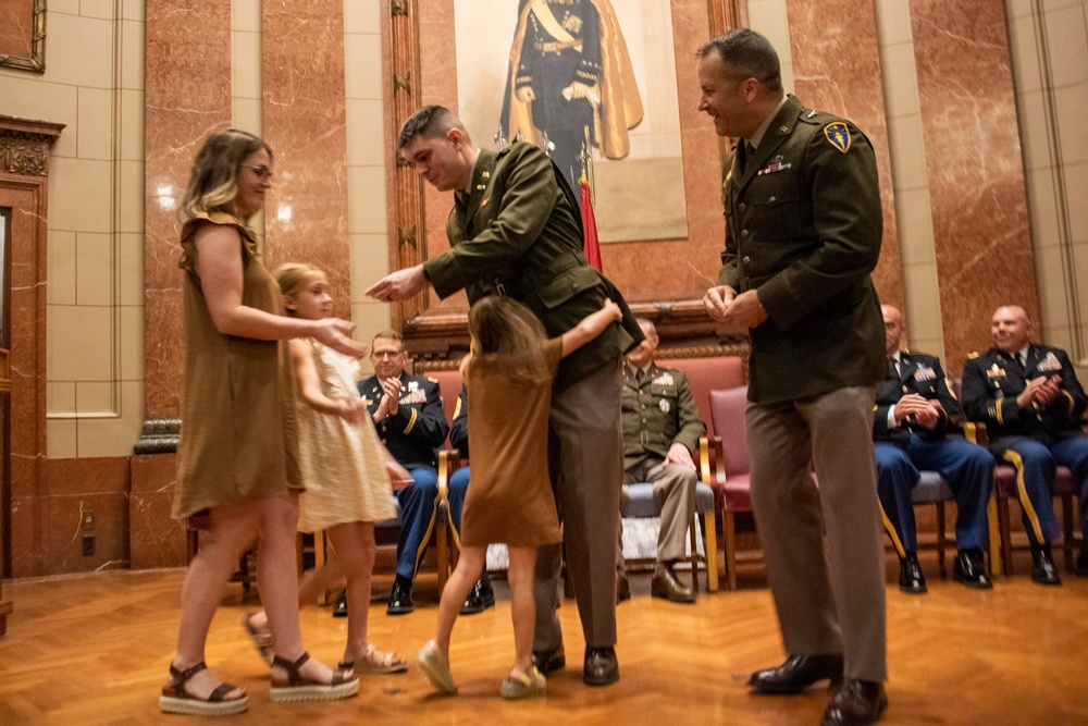 Indiana National Guard holds Officer Candidate School (OCS) Graduation for Class 72-23