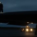 B-2 Spirit stealth bomber night time maintenance in Iceland