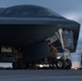 B-2 Spirit stealth bomber night time maintenance in Iceland