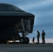 B-2 Spirit stealth bomber night time maintenance in Iceland