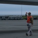 B-2 Spirit stealth bomber night time maintenance in Iceland