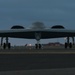 B-2 Spirit stealth bomber night time maintenance in Iceland