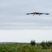 B-2 Spirit stealth bomber evening landing in Iceland