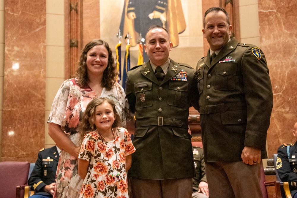 Indiana National Guard holds Officer Candidate School (OCS) Graduation for Class 72-23