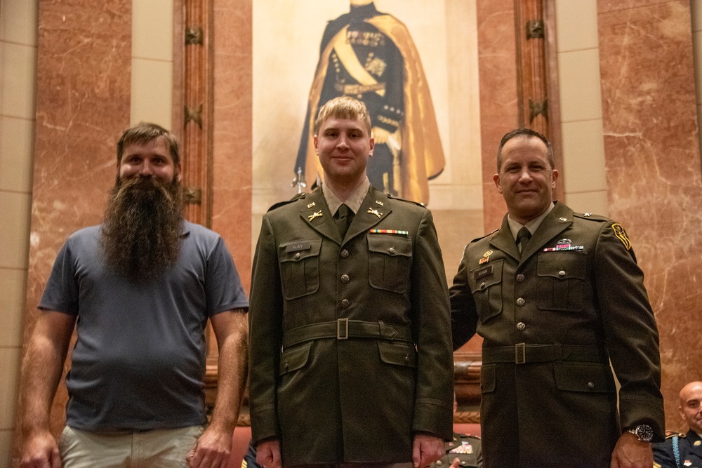 Indiana National Guard holds Officer Candidate School (OCS) Graduation for Class 72-23