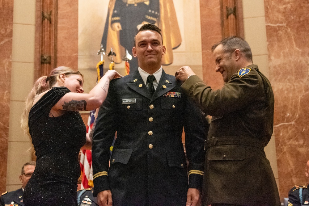 Indiana National Guard holds Officer Candidate School (OCS) Graduation for Class 72-23