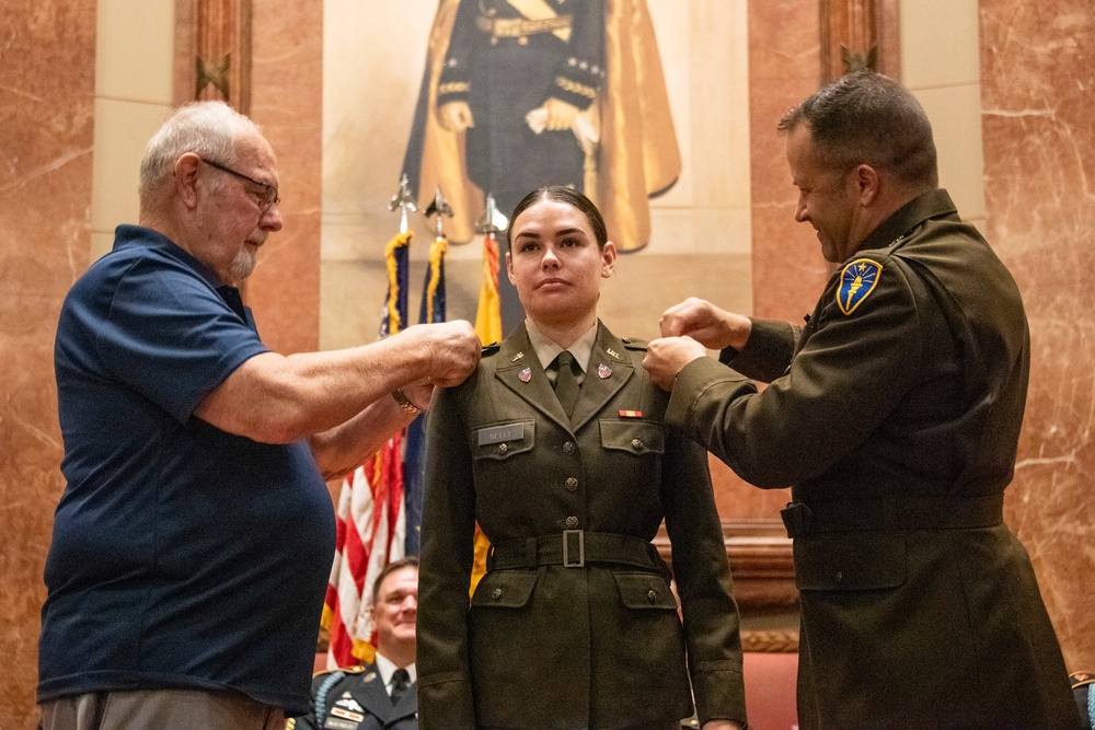 Indiana National Guard holds Officer Candidate School (OCS) Graduation for Class 72-23