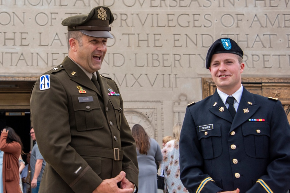 Indiana National Guard holds Officer Candidate School (OCS) Graduation for Class 72-23