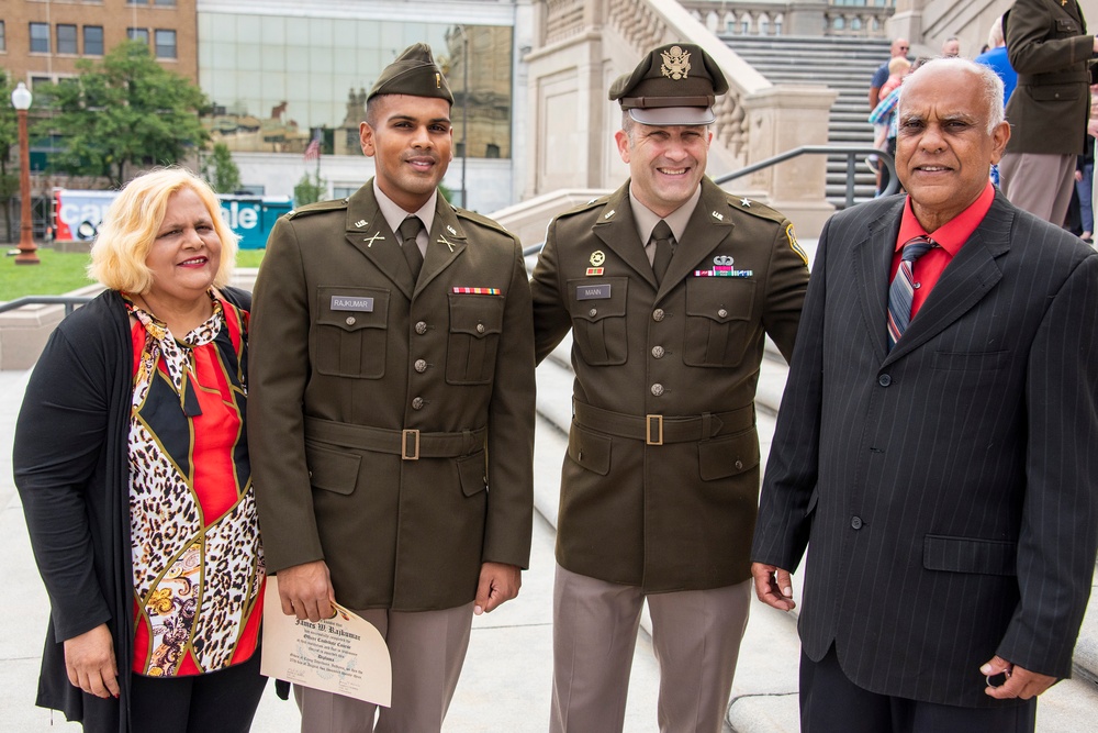Indiana National Guard holds Officer Candidate School (OCS) Graduation for Class 72-23