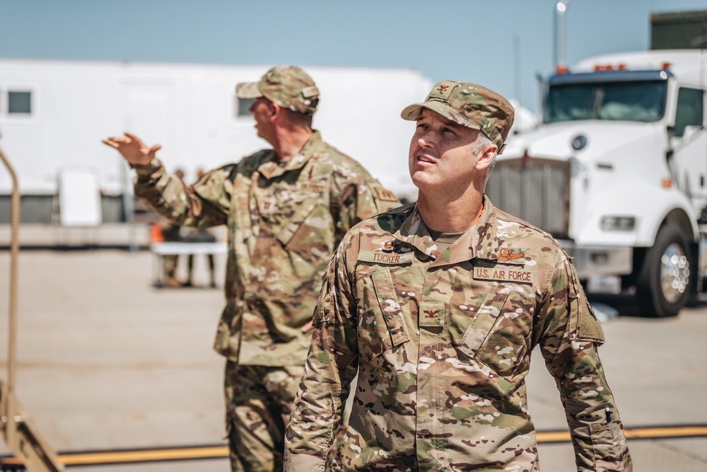 233rd Space Group annual field training at Camp Guernsey Joint Training Center