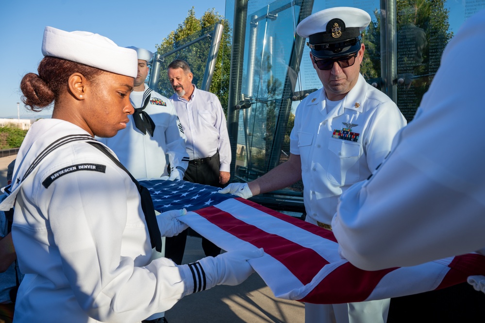A relic of USS Arizona arrives at Colorado Freedom Memorial