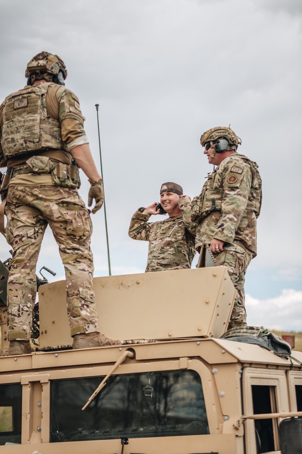 233rd Space Group annual field training at Camp Guernsey Joint Training Center