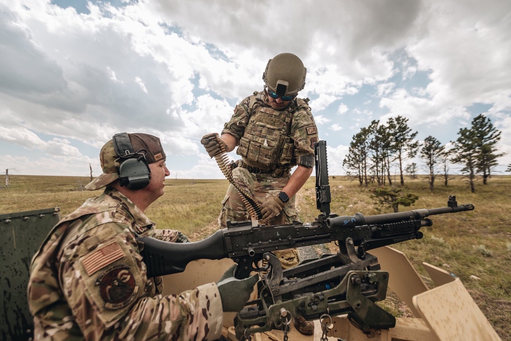 233rd Space Group annual field training at Camp Guernsey Joint Training Center