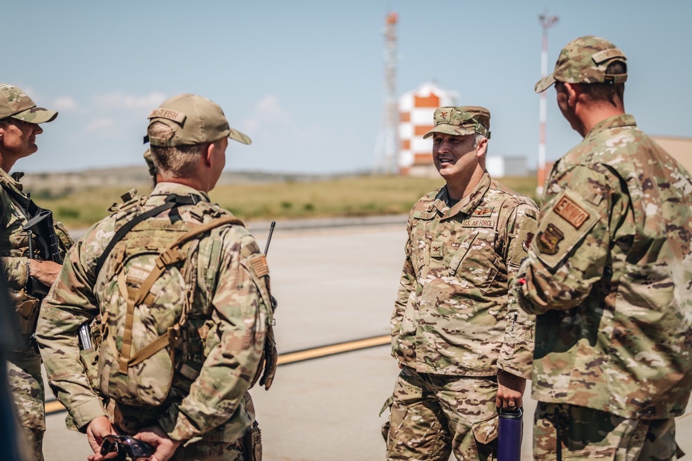 233rd Space Group annual field training at Camp Guernsey Joint Training Center