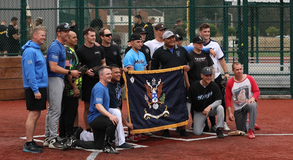 Week of the Bayonet: Soldiers play ball