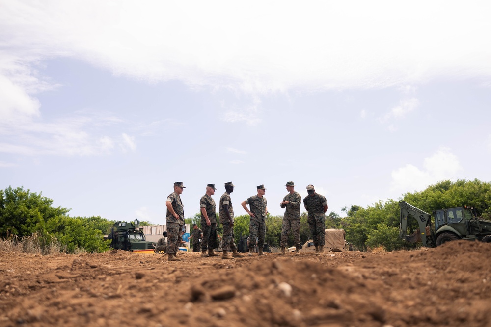 3d Marine Division Commanding General visits 3d Marine Littoral Regiment