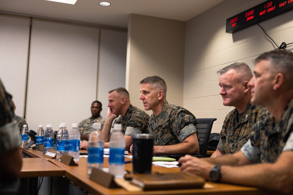 3d Marine Division Commanding General visits 3d Marine Littoral Regiment