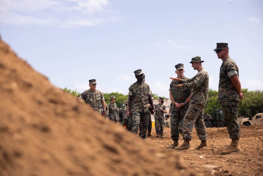 3d Marine Division Commanding General visits 3d Marine Littoral Regiment