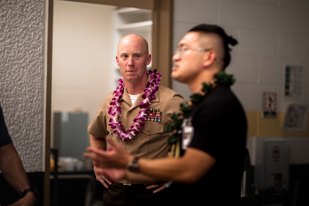 Aim High: MCBH PRTF Leadership Participate in Ewa Beach Elementary Curriculum Night