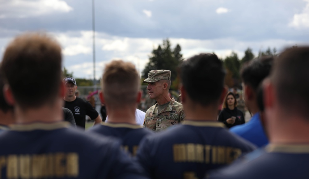 Kicking it: 7th ID Soldiers play soccer