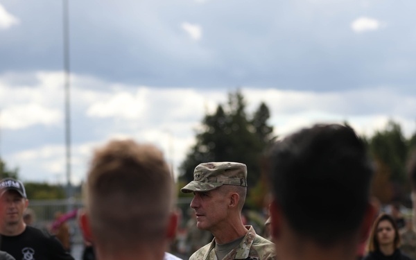 Kicking it: 7th ID Soldiers play soccer