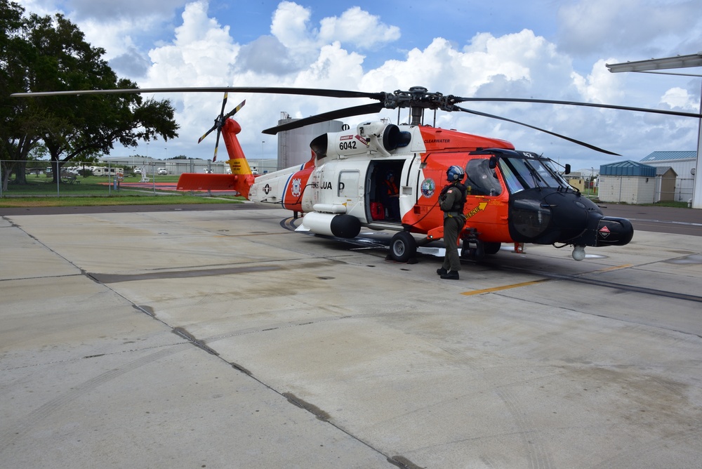 Coast Guard conducts aids to navigation flight off Pinellas County