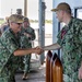 USS Emory S. Land Hosts Director, Submarine Force Reserve Component