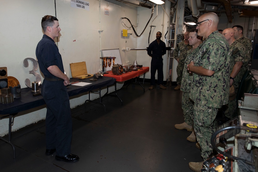 USS Emory S. Land Hosts Director, Submarine Force Reserve Component