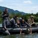 Joint U.S. and Colombian water rescue training