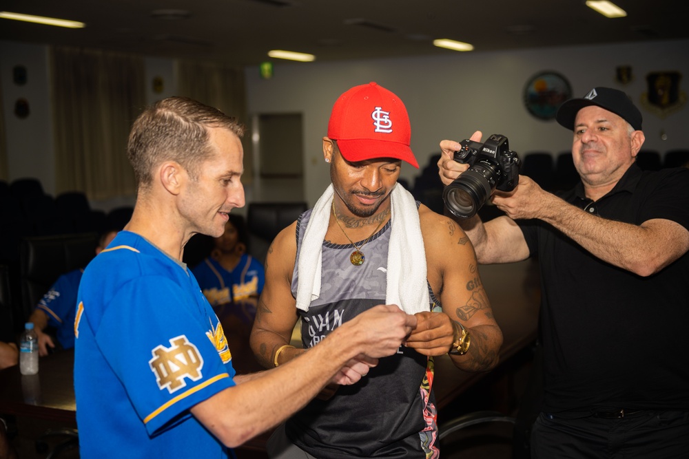 Chingy Visits Misawa
