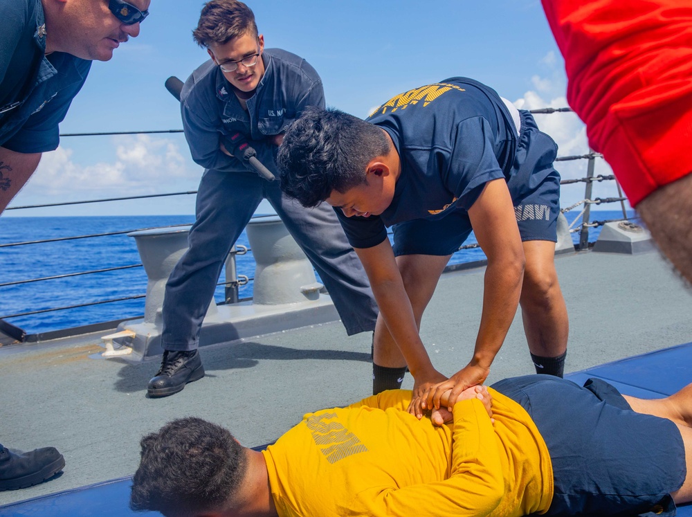 USS Howard (DDG 83) Sailors Take Security Reaction Force Basic (SRF-B) Course