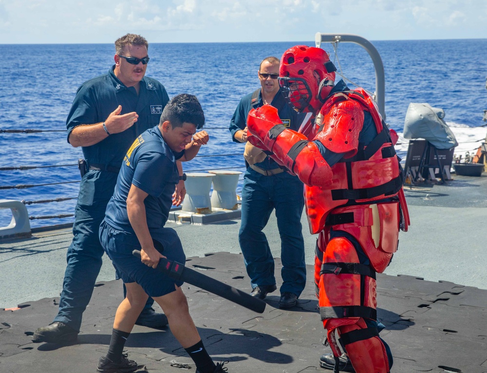 USS Howard (DDG 83) Sailors Take Security Reaction Force Basic (SRF-B) Course