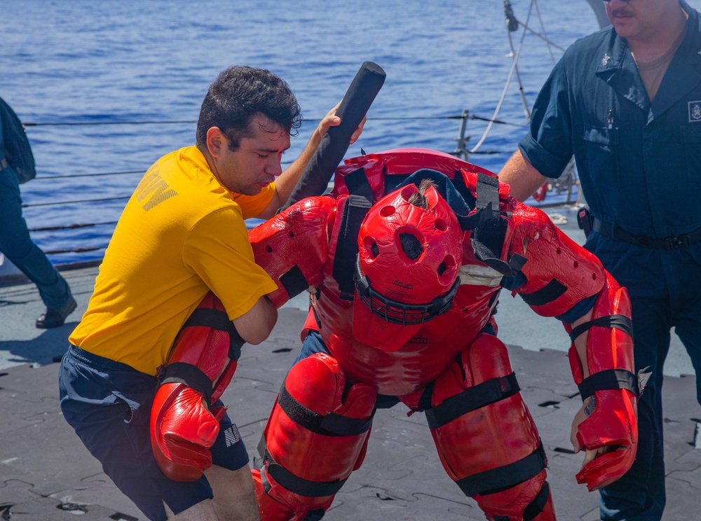 USS Howard (DDG 83) Sailors Take Security Reaction Force Basic (SRF-B) Course