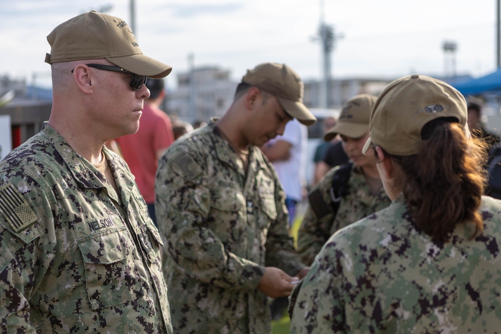 Home at last: U.S. Sailors with VAW-125 return to Marine Air Station Iwakuni Japan