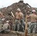 U.S. Marines and Seabees fix damaged airstrip in Vaziani