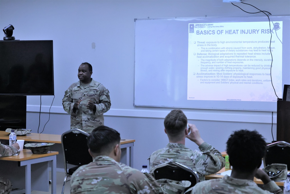 Field Sanitation Team course at Camp Arifjan, August 2023