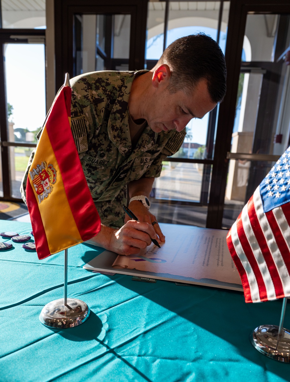 NAVSTA Rota Suicide Prevention Month Proclamation Signing