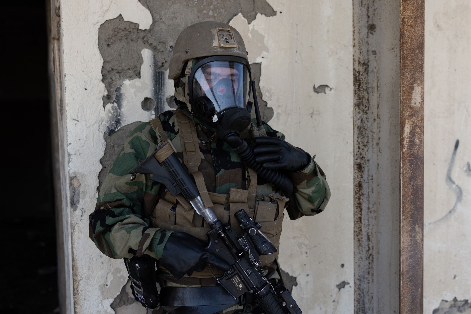 Airsoft Gas Mask Loadout