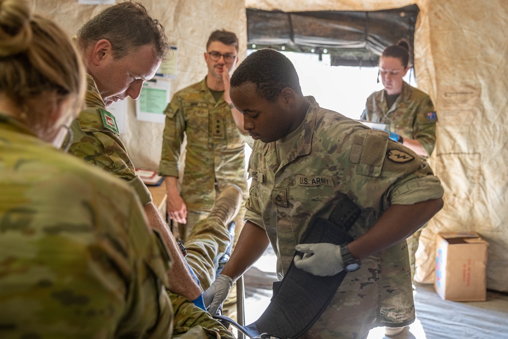 25ID and ADF Soldiers conduct MEDEVAC Training