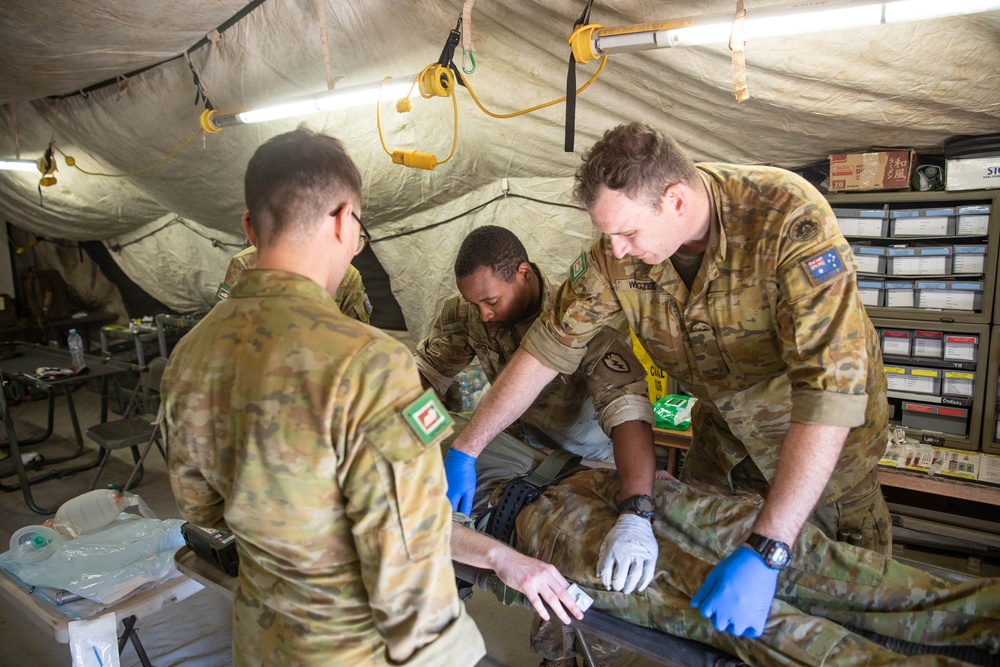 25ID and ADF Soldiers Conduct MEDEVAC Training