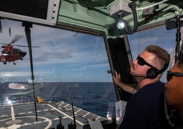 Malaysian Observers Take Part in Flight Ops on USCGC Munro