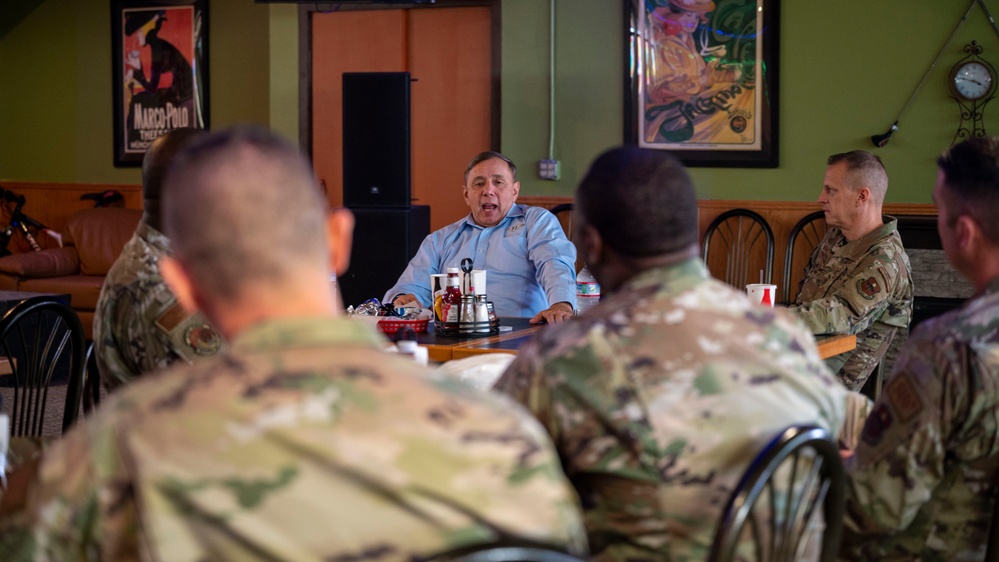 Retired CMSAF #13 visits Holloman