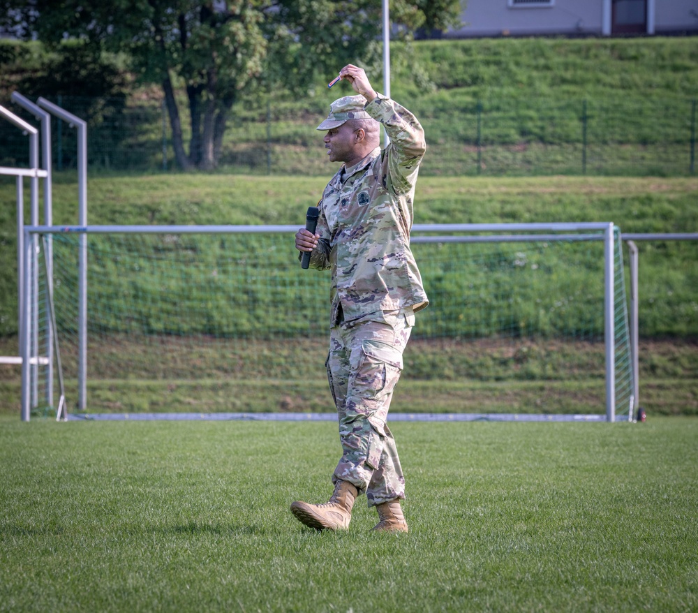 5th Battalion 7th Air Defense Artillery patching ceremony