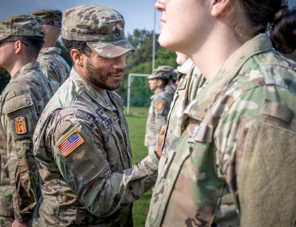 5th Battalion 7th Air Defense Artillery patching ceremony