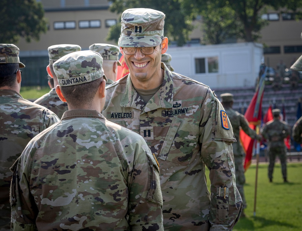 5th Battalion 7th Air Defense Artillery patching ceremony