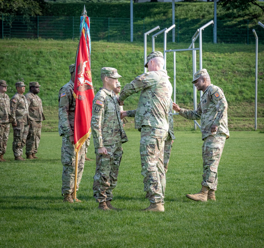 5th Battalion 7th Air Defense Artillery patching ceremony